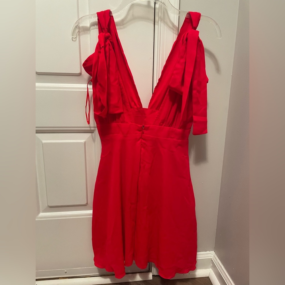 NastyGal Deep V Neck Dress